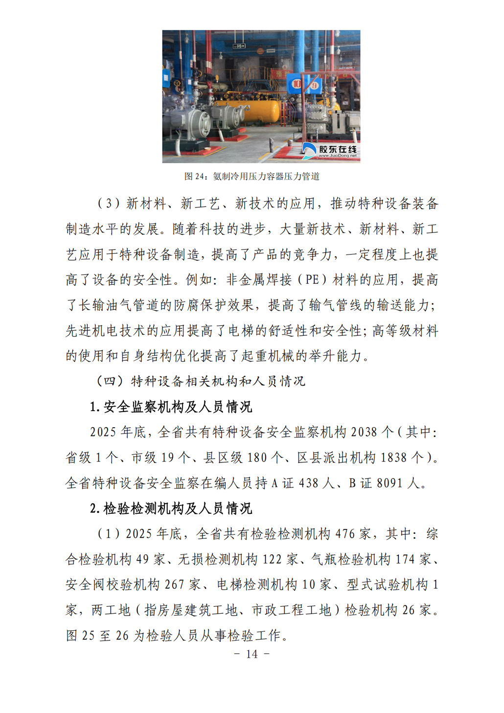 2025年山东省特种设备安全状况-